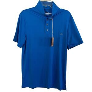 Collo Apparel Blue Short Sleeve Men’s Golf Polo Size Small UPF 50 New